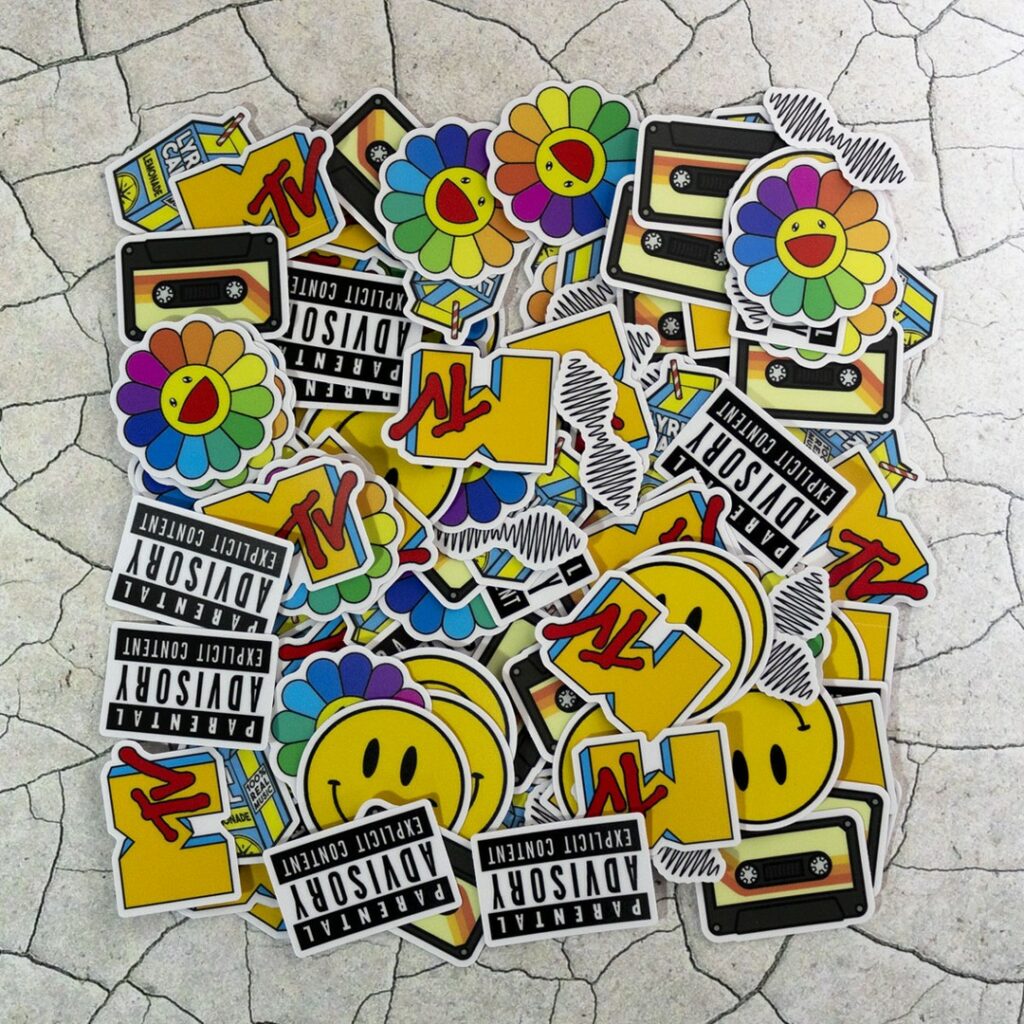 calcomanias troqueladas mtv