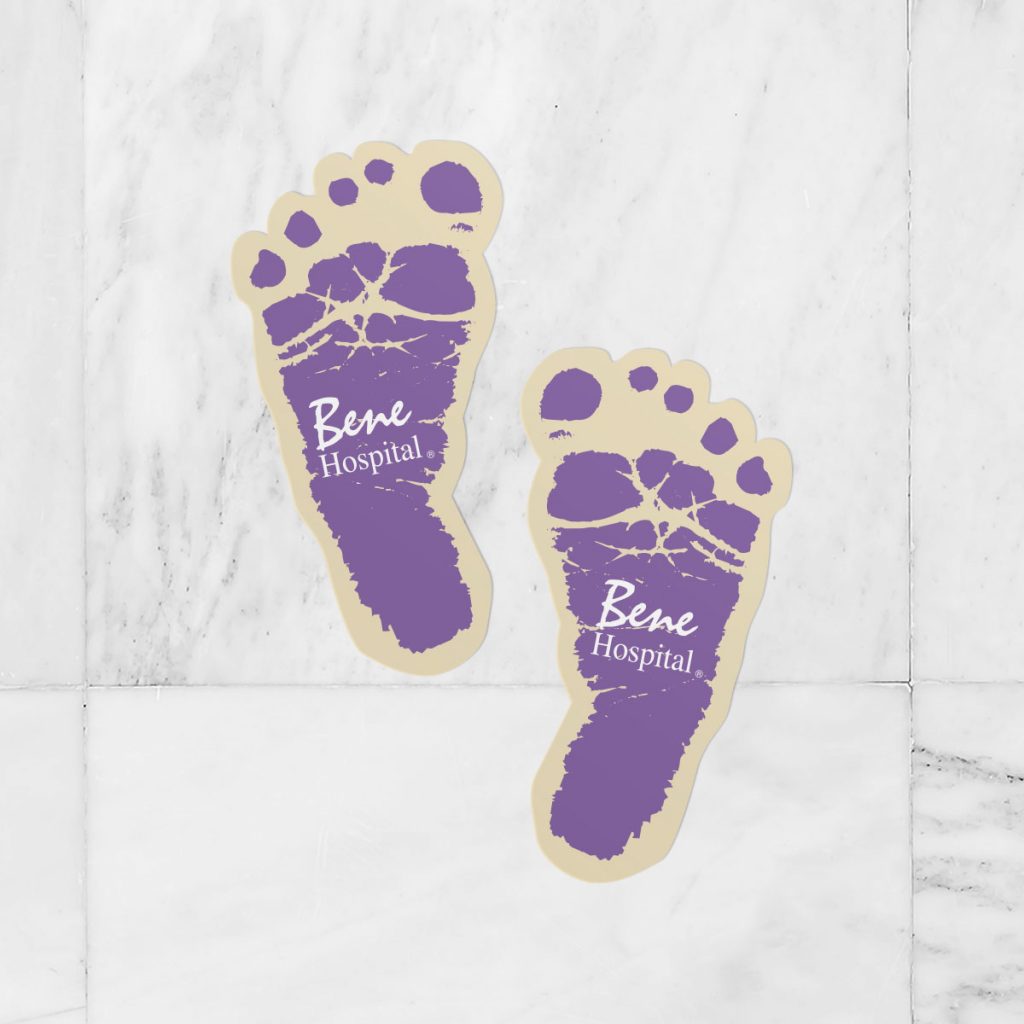 floor grahics cuneros hospital bene