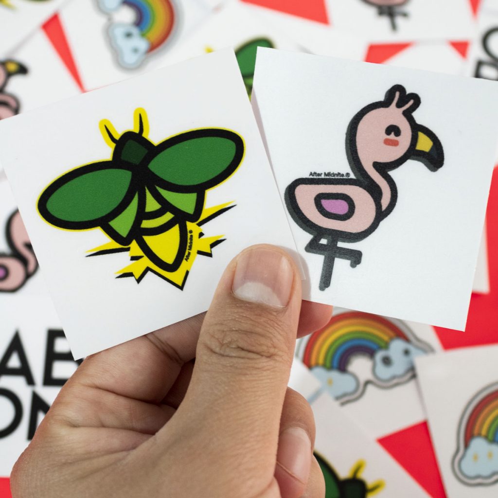 kiss cut stickers after midnight