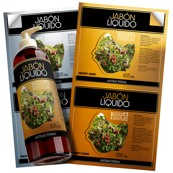 etiquetas vinil metalico