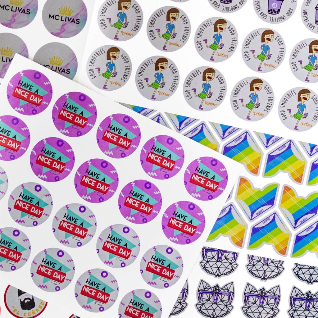 etiquetas vinil plata