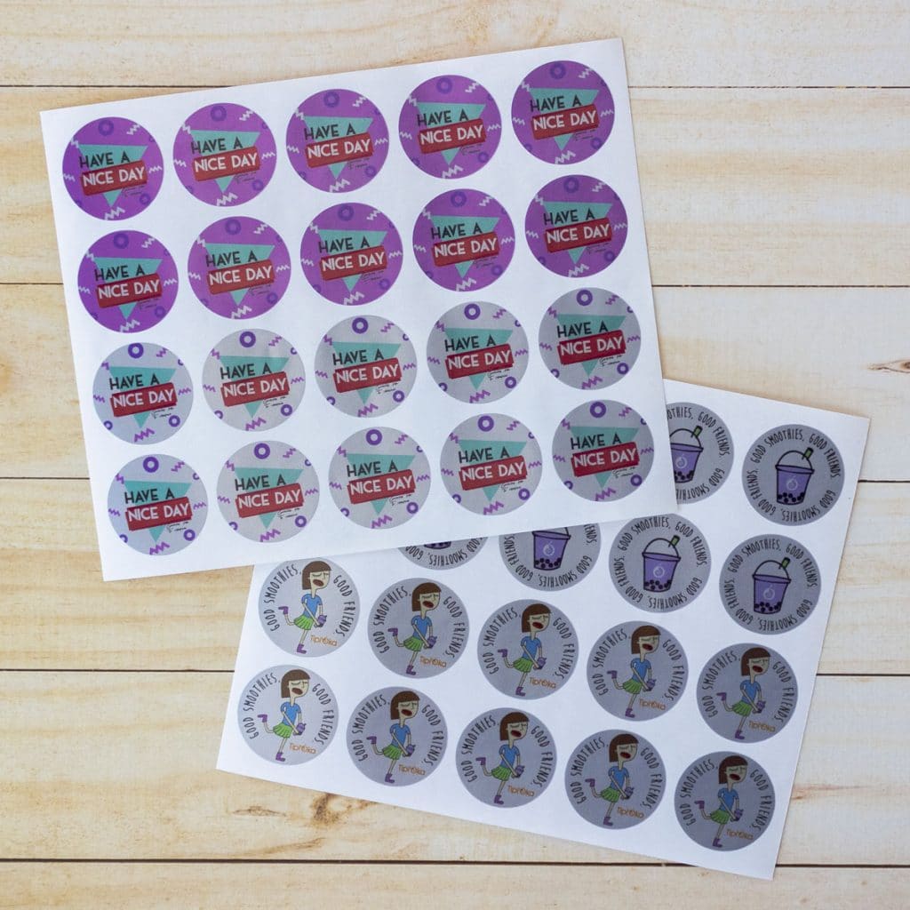 Etiquetas en vinil adhesivo plata