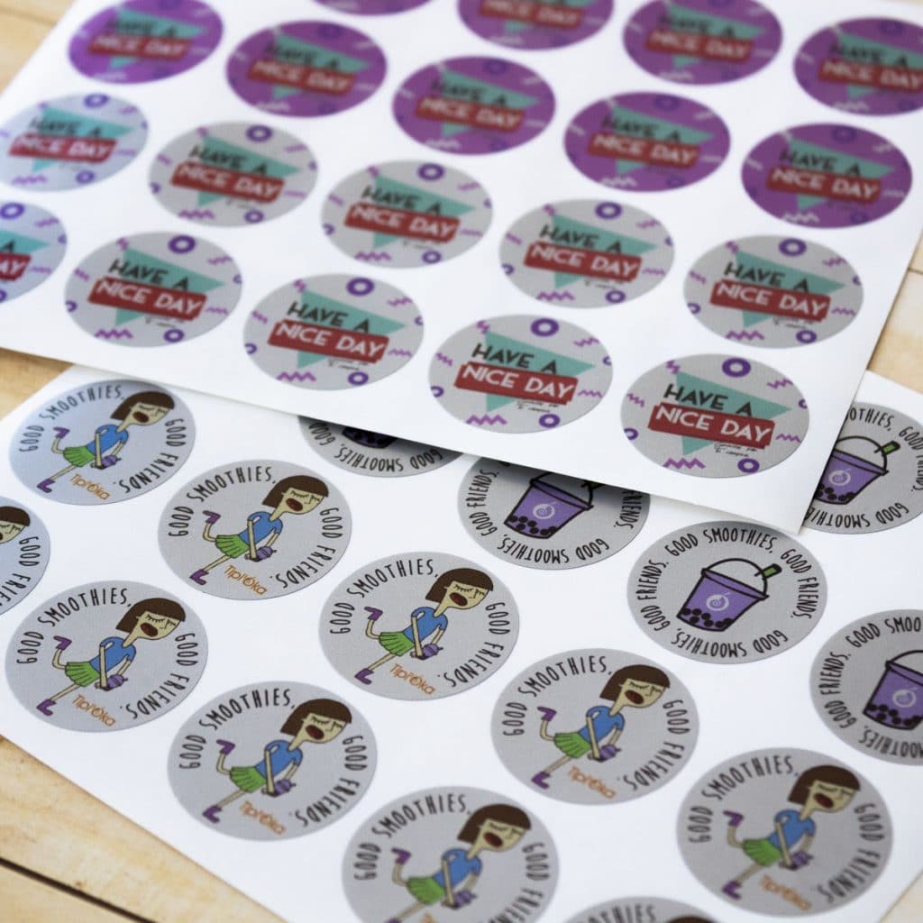 etiquetas vinil plata