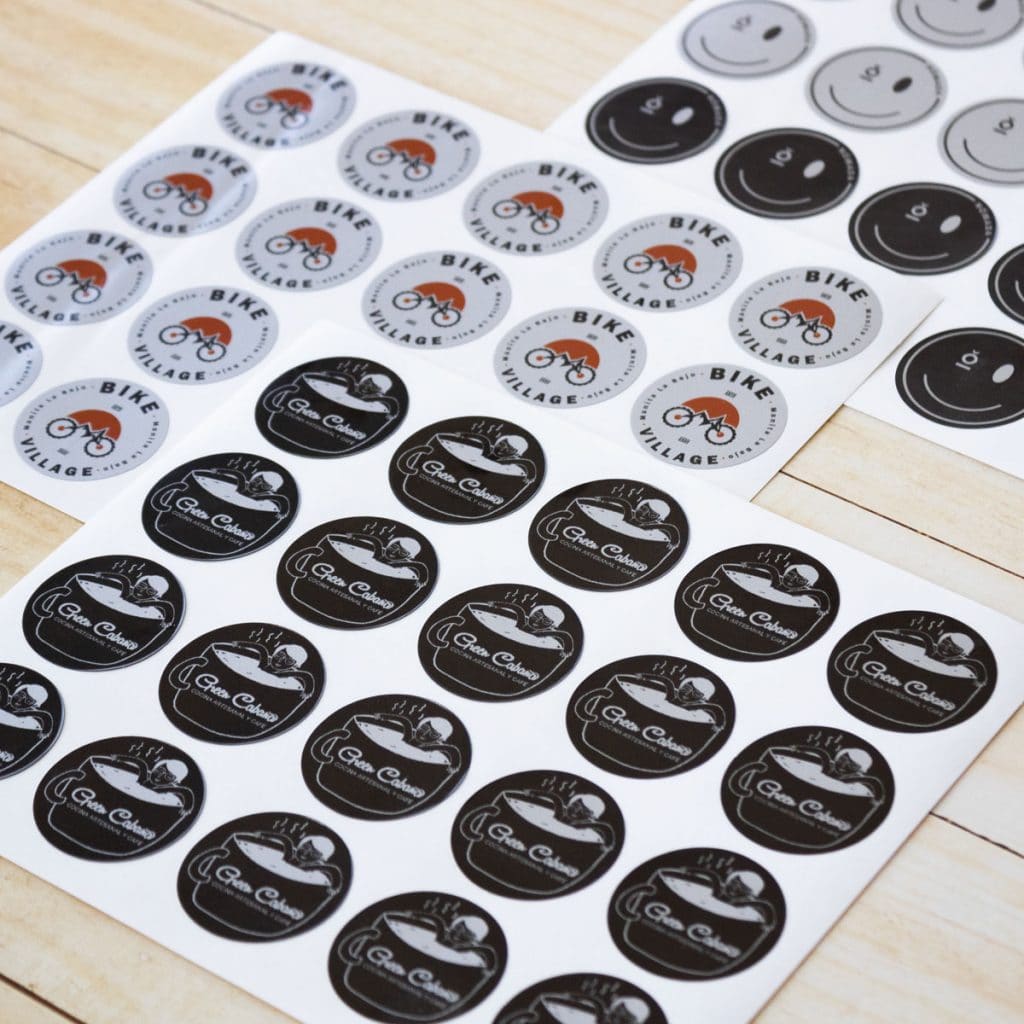 etiquetas vinil plata