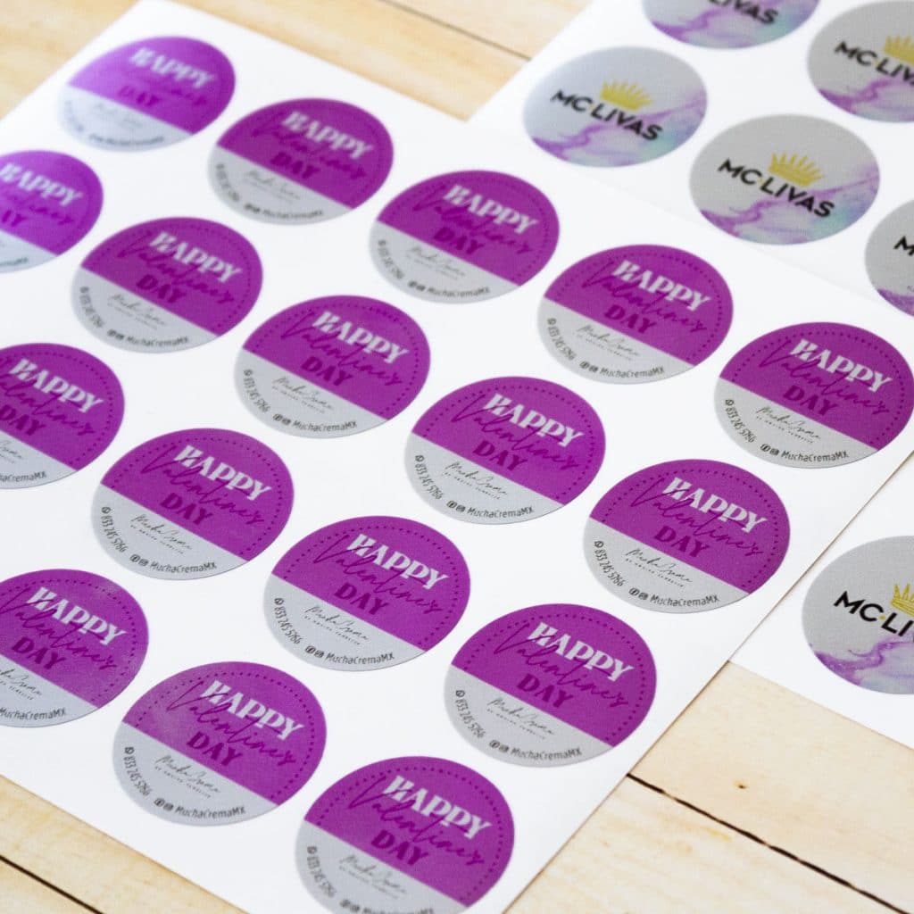 etiquetas vinil plata