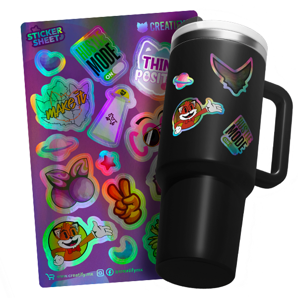 Sticker Sheets Holográficas