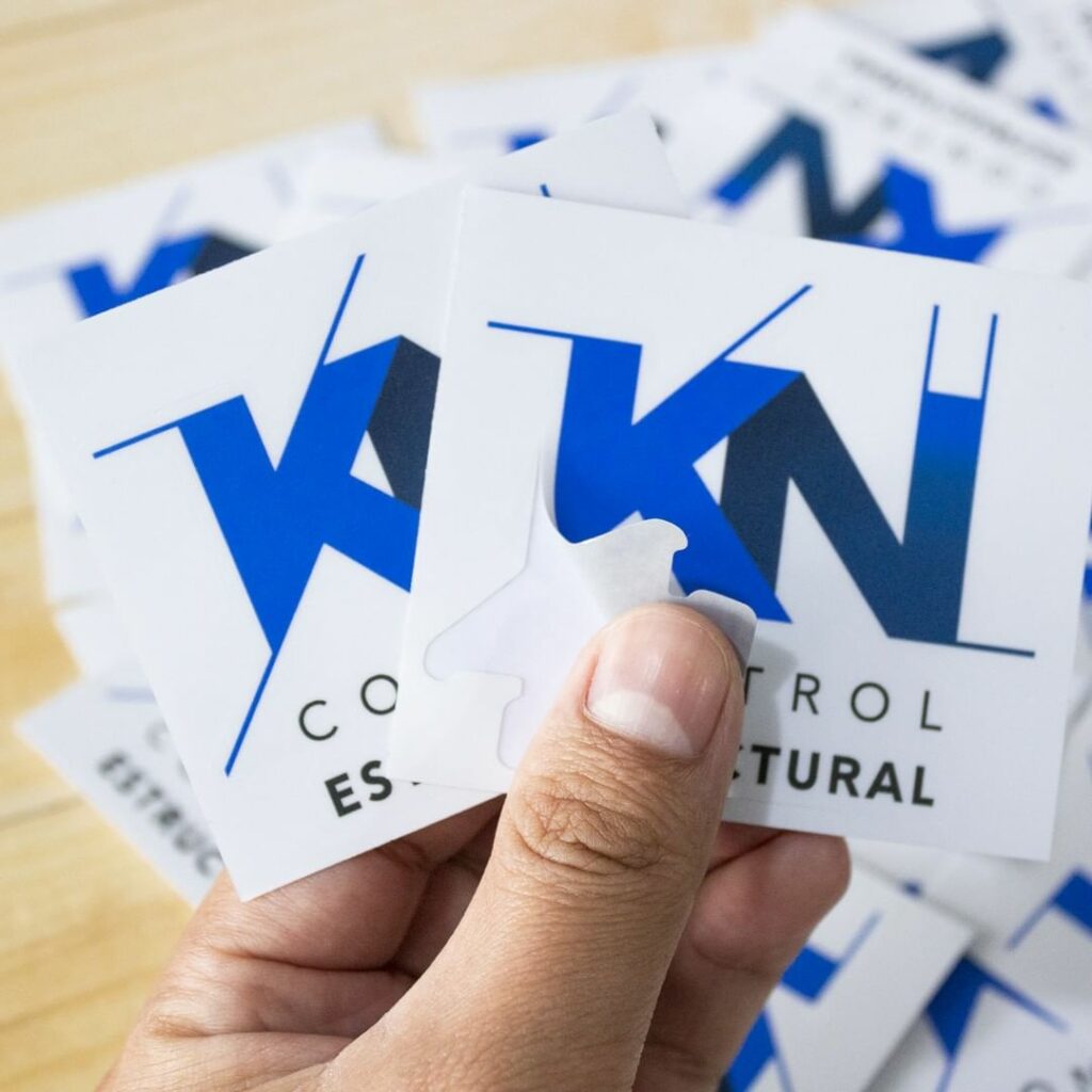 kiss cut stickers sample