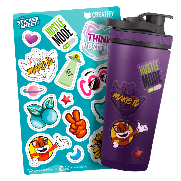 Sticker sheets transparentes