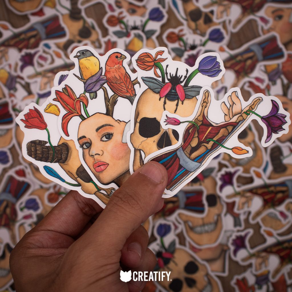 calcomanias troqueladas craneoart