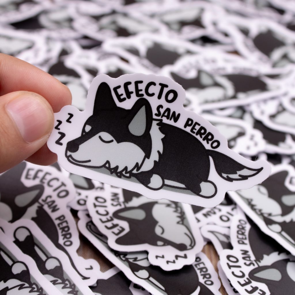 calcomanias troqueladas san perro
