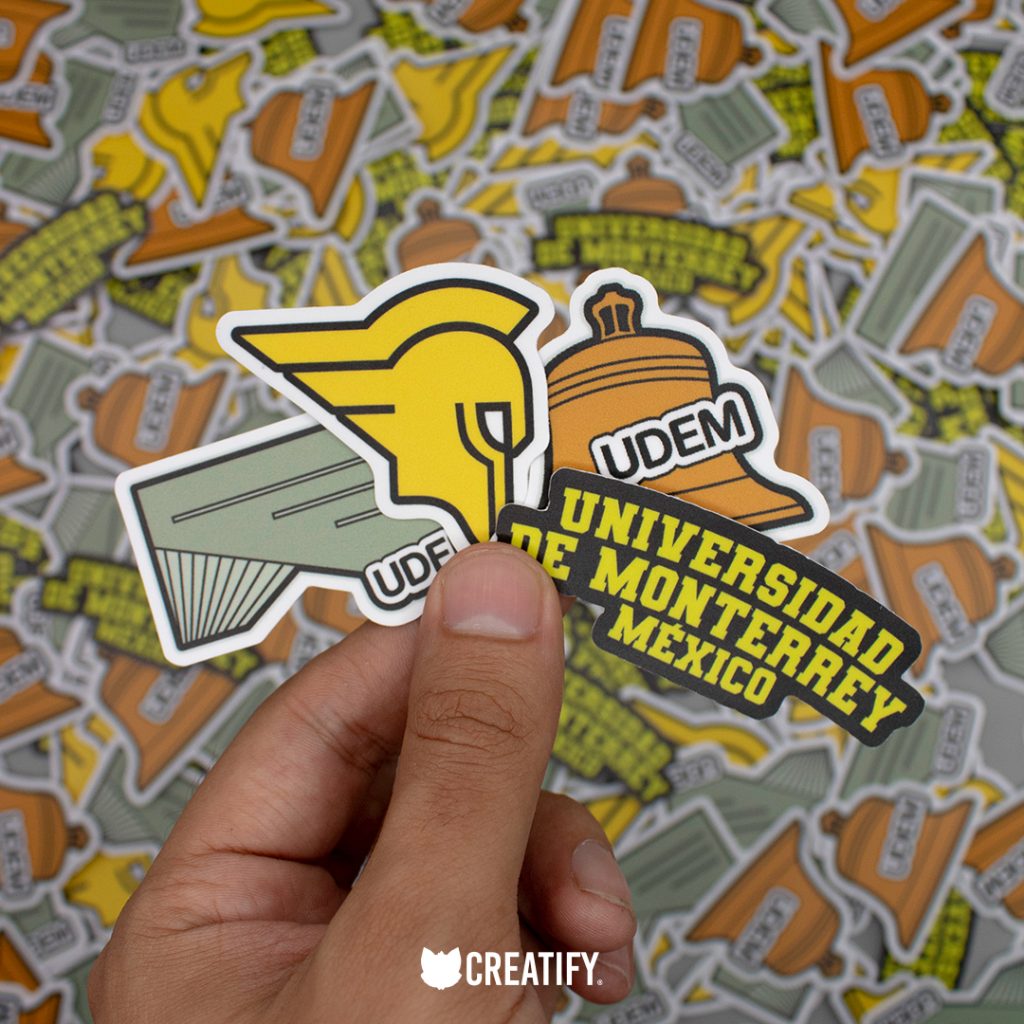 calcomanias troqueladas udem
