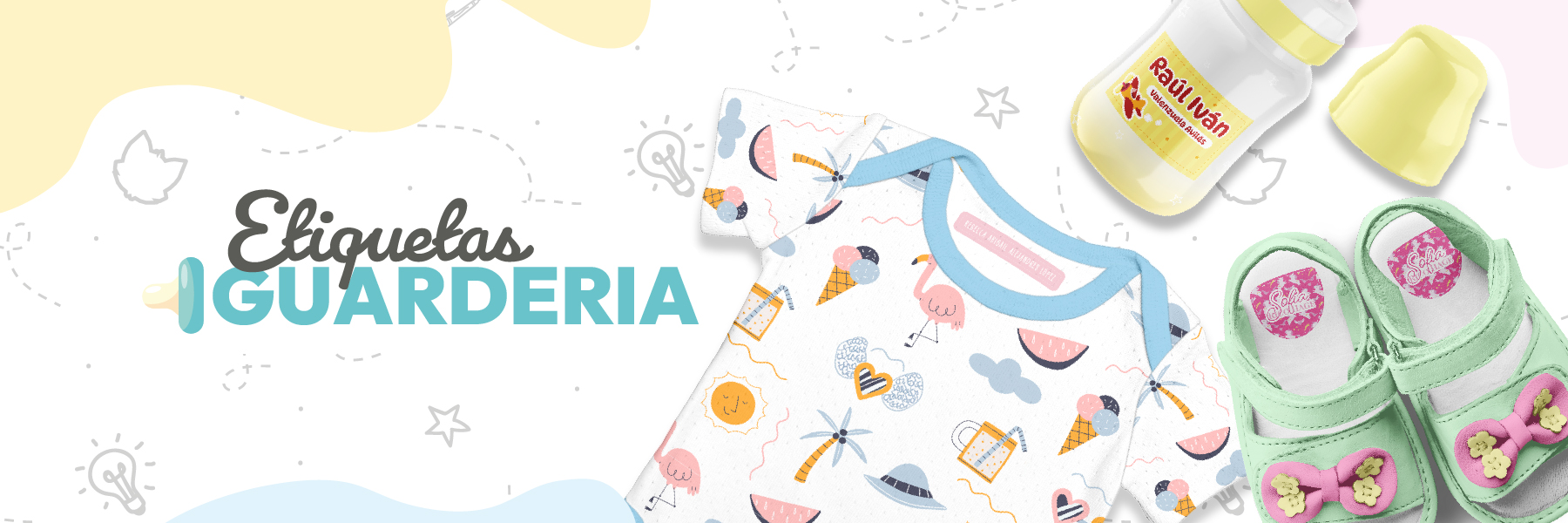 etiquetas guarderia