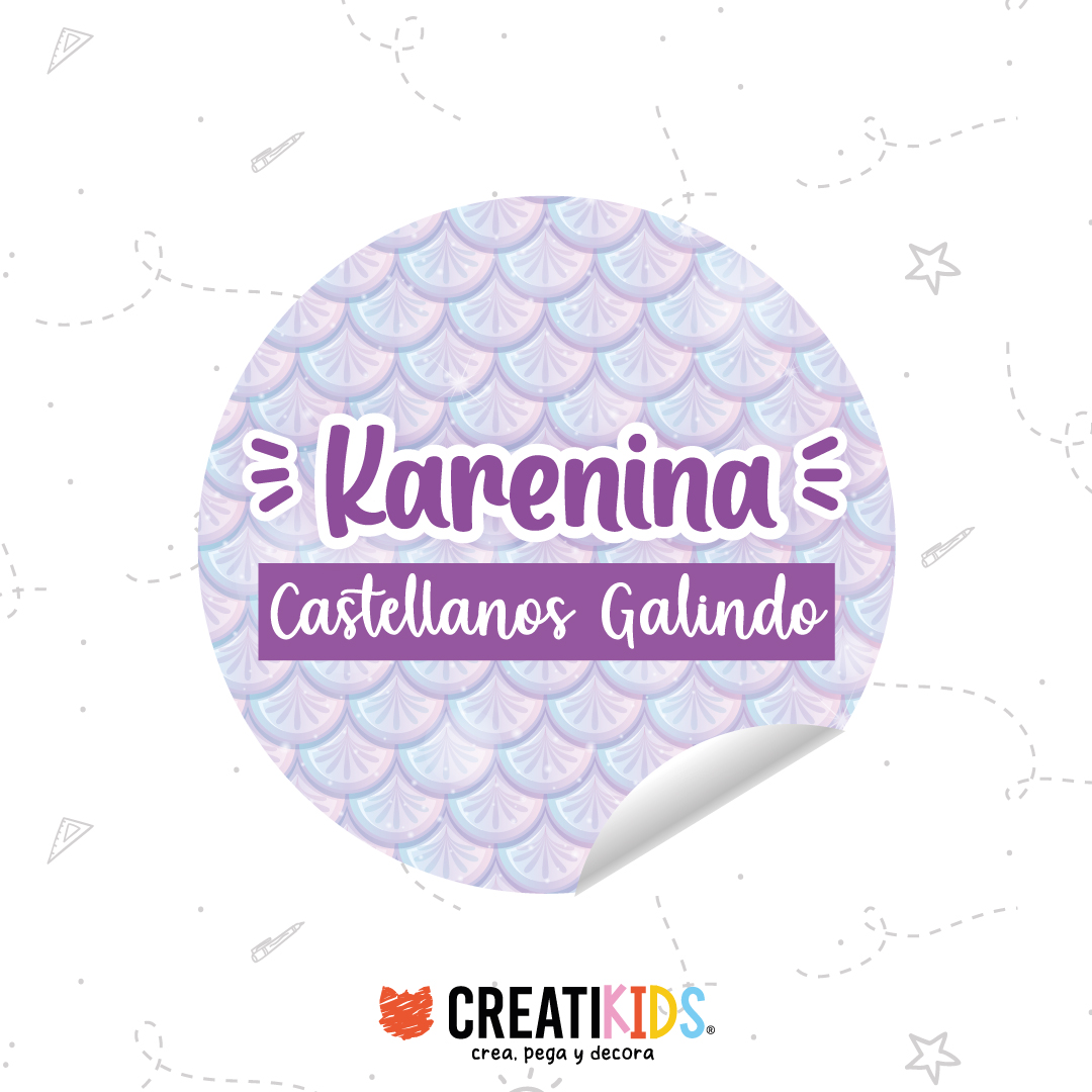 Etiquetas Personalizadas Mermaid