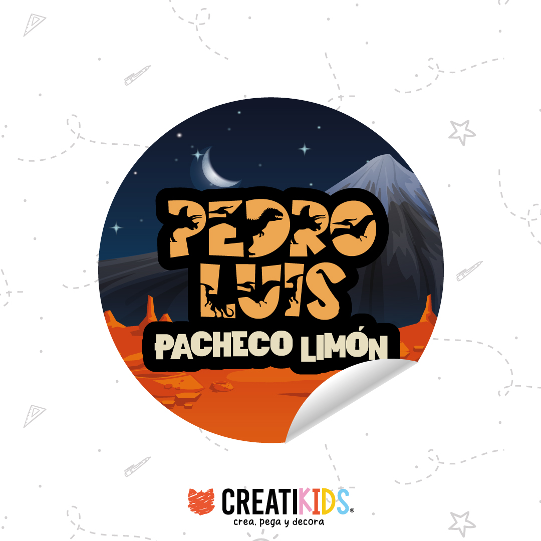 Etiquetas Personalizadas Prehistorico
