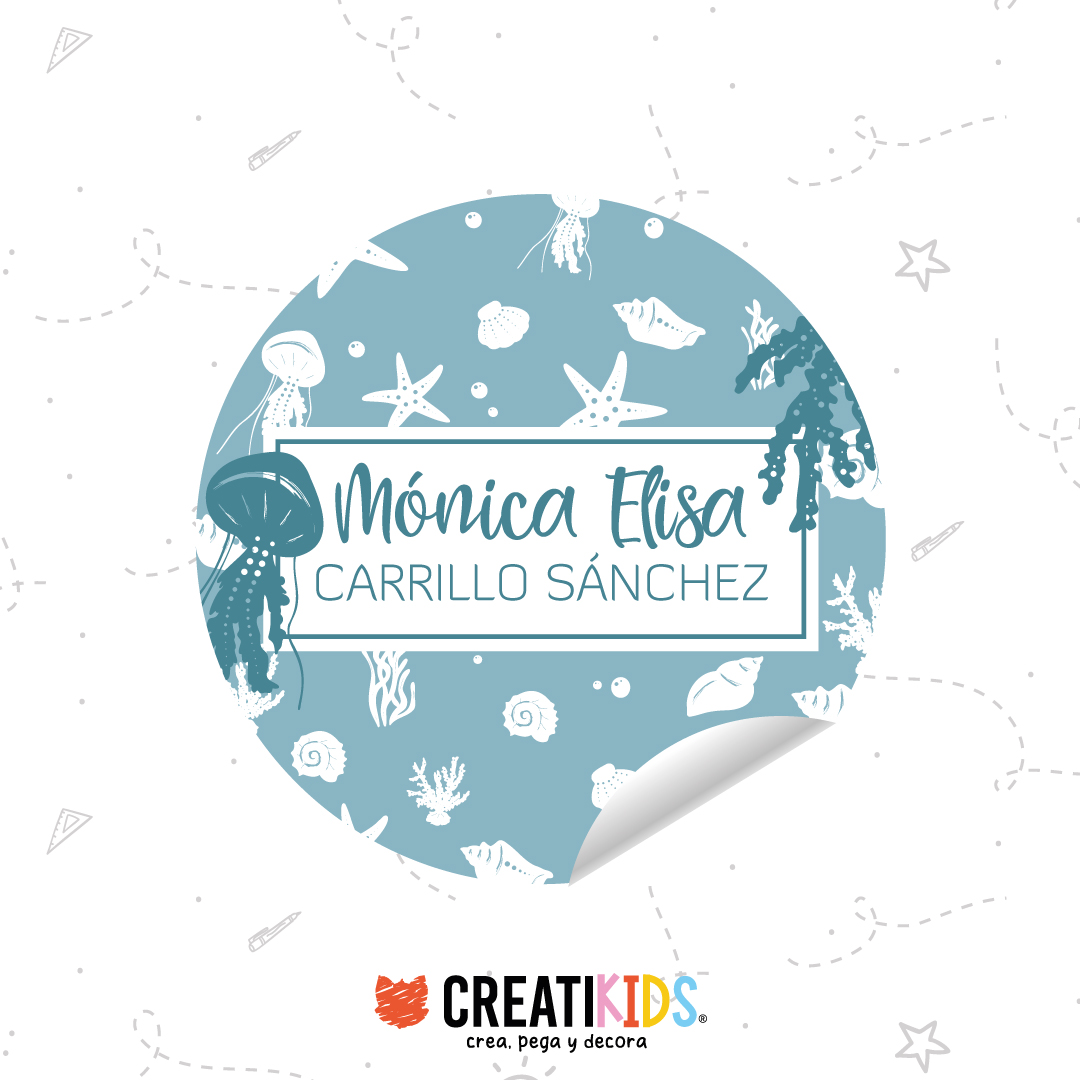 Etiquetas Personalizadas Jellyfish