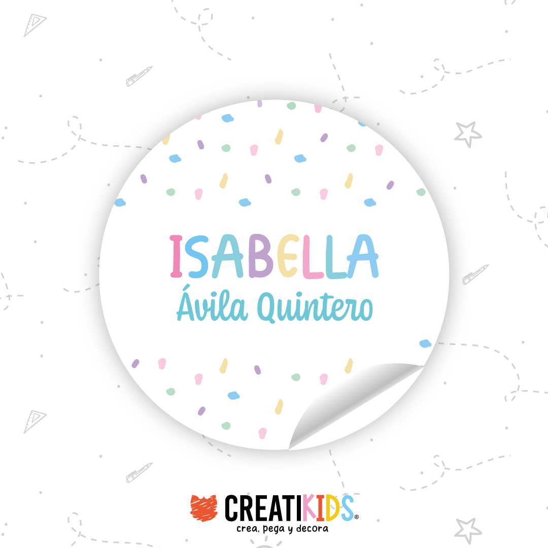 Etiquetas Personalizadas Funfetti