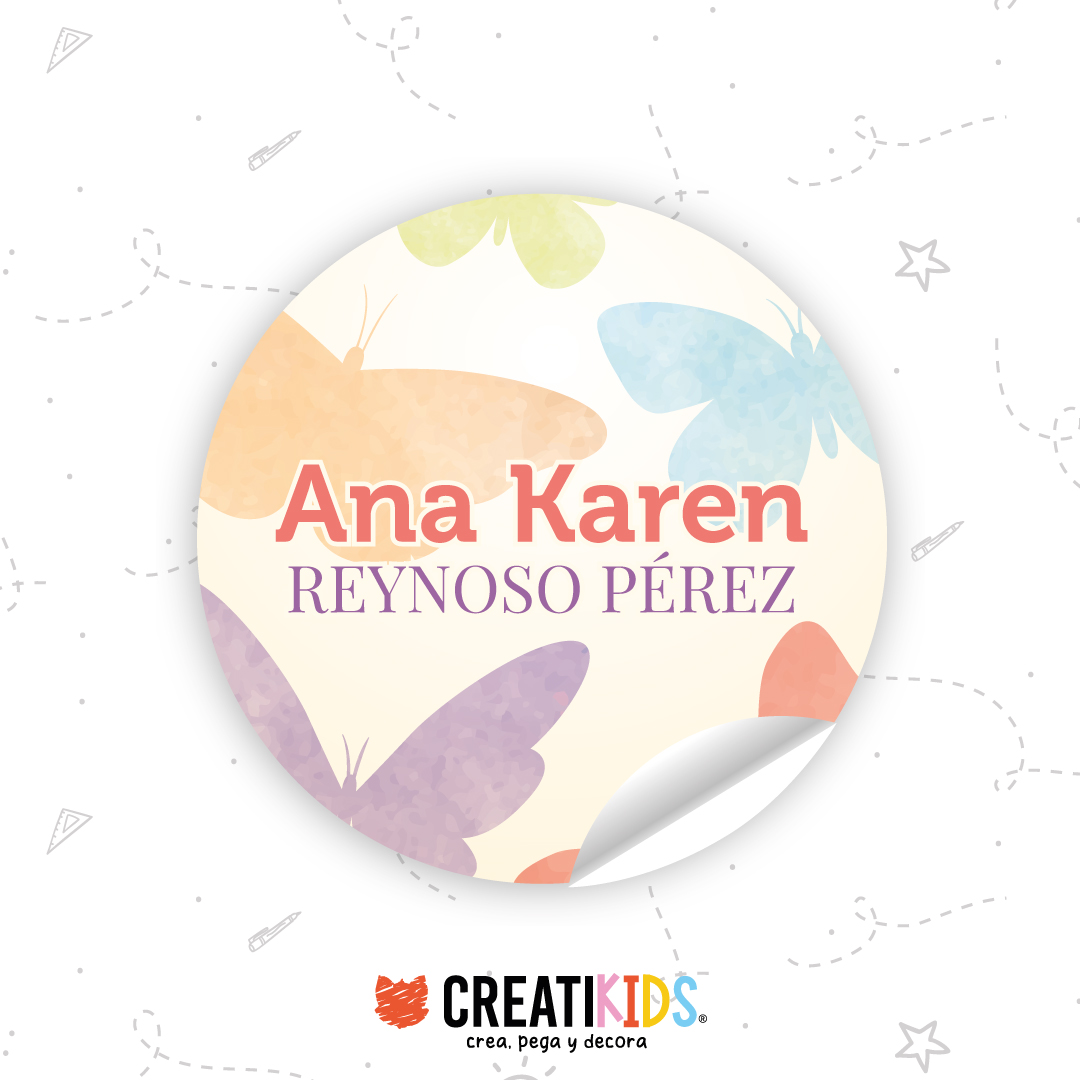 Etiquetas Personalizadas Butterfly