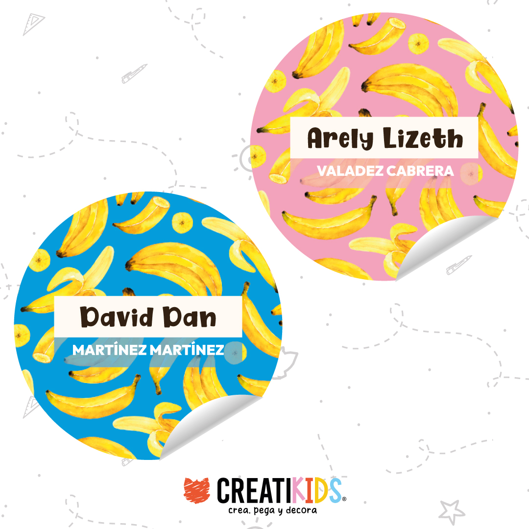 Etiquetas Personalizadas Banananah