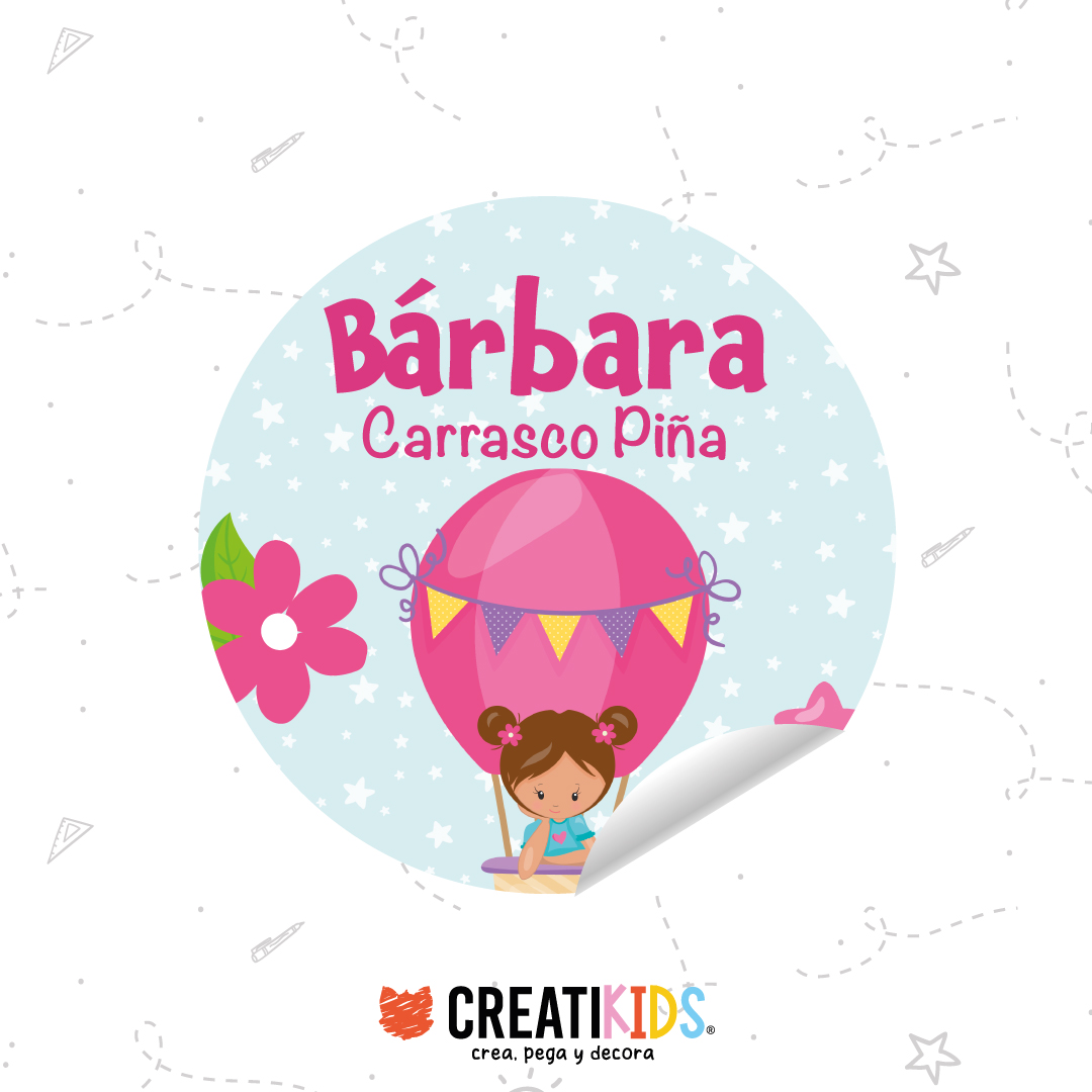 Etiquetas Personalizadas Paseo en Globo