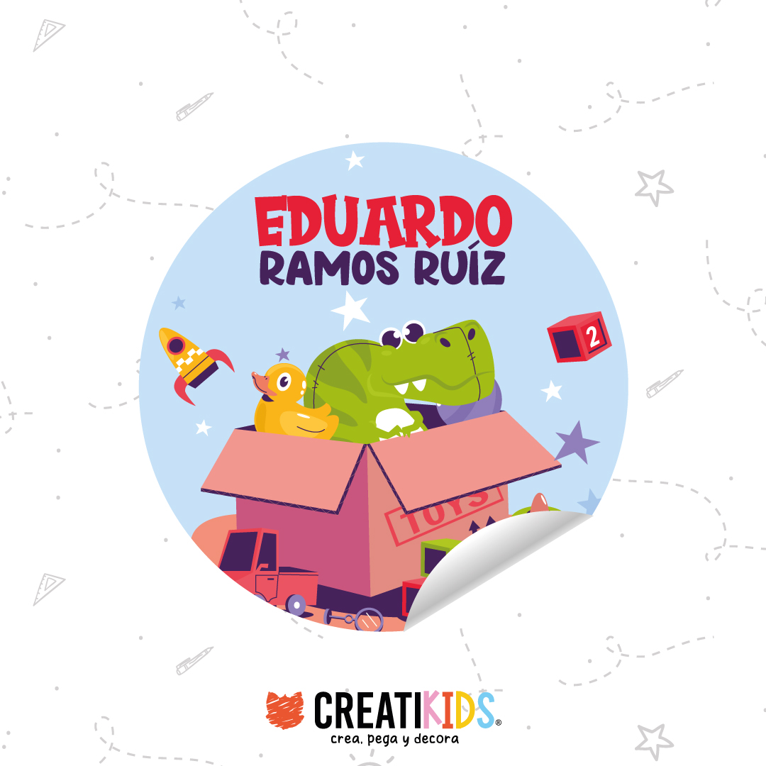 Etiquetas Personalizadas Toy Box