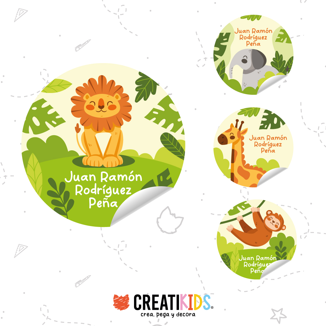 Etiquetas Personalizadas Jungle