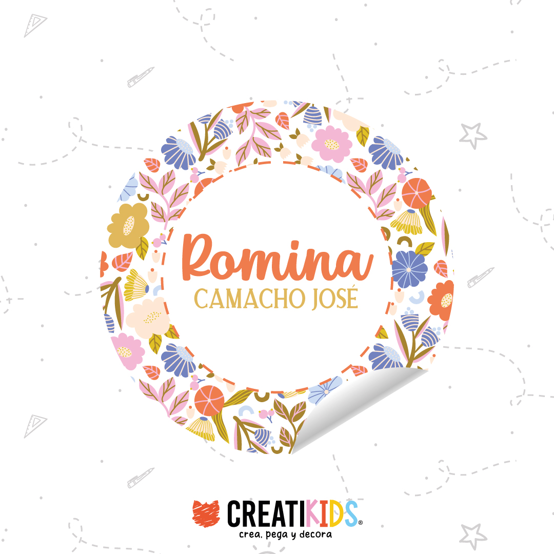 Etiquetas Personalizadas Florecitas