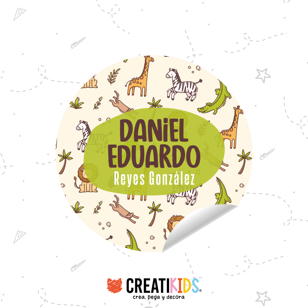 Etiquetas Personalizadas Zoo