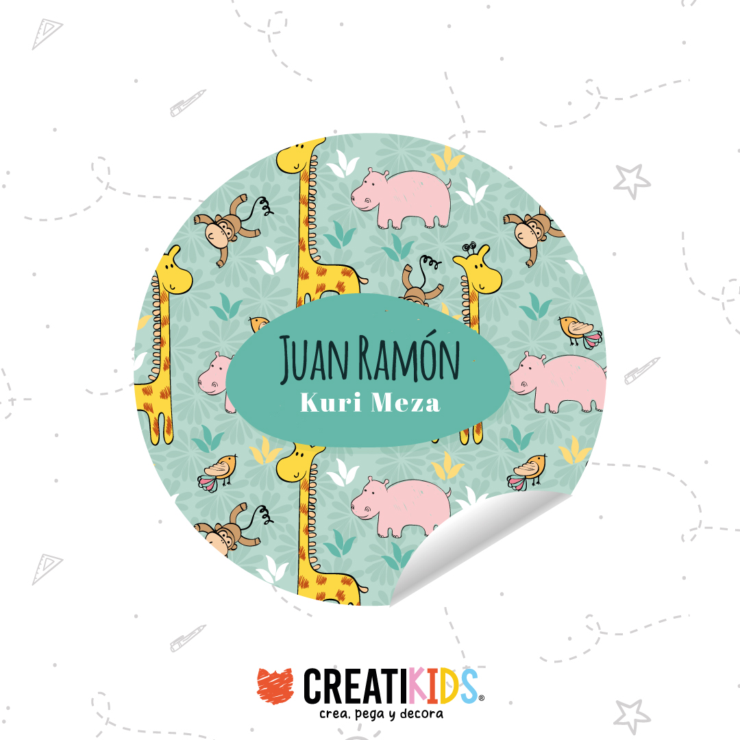 Etiquetas Personalizadas Sabana