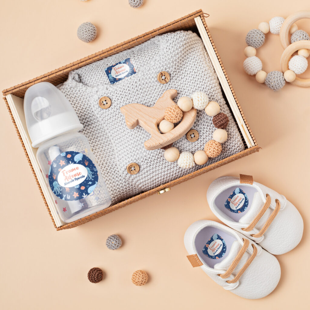 Etiquetas Personalizadas Amiguitos del oceano