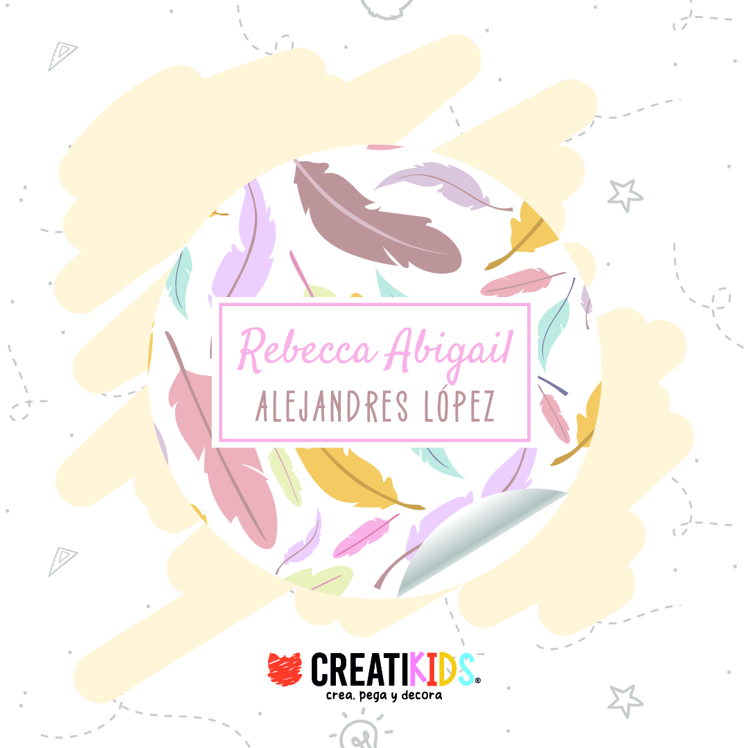 Etiquetas Personalizadas Feathers