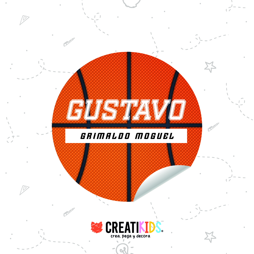 Etiquetas Personalizadas Basket Ball