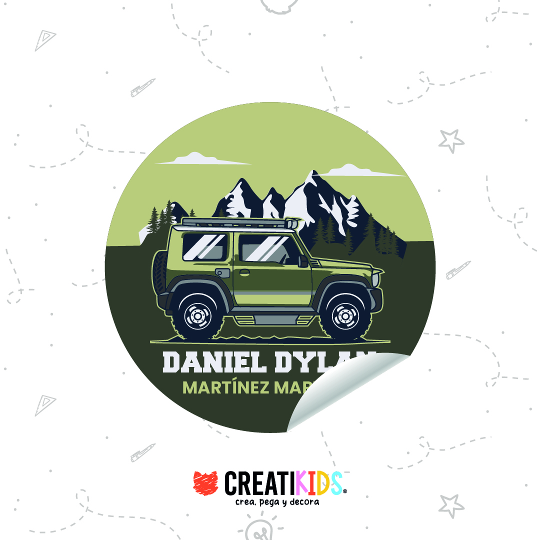 Etiquetas Personalizadas Aventura Extrema