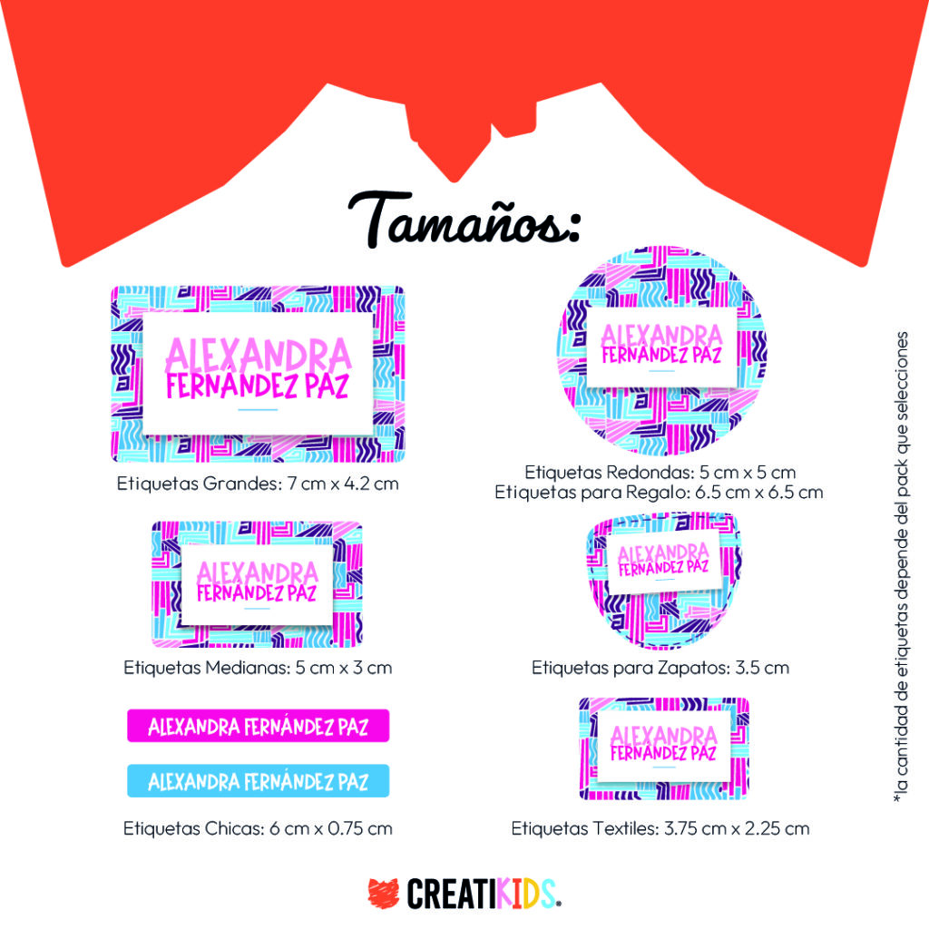 Etiquetas Personalizadas Lineas Abstractas