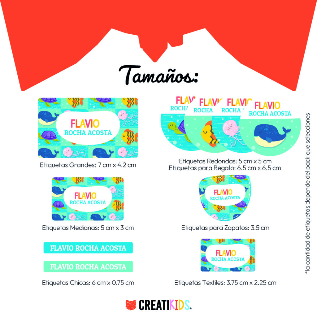 Etiquetas Personalizadas Sea You