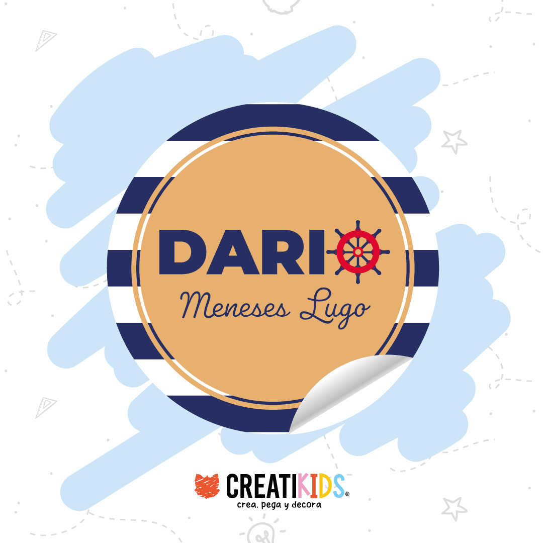 Etiquetas Personalizadas Navy